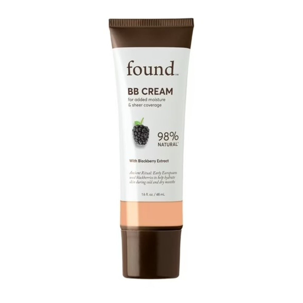 Two (2) Found BB Cream with Blackberry Extract, 20 Light/Medium, 1.6 fl oz
